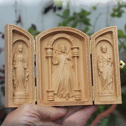 Statue triptyque artisanat - triptyque,