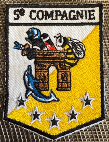Ecusson patch 5eme compagnie - patch,