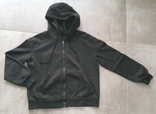 Gilet sweat à capuche zippé noir taille M