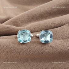 Bleu Ciel Gemme Topaze Argent