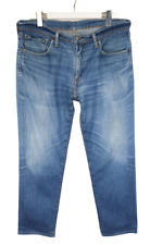 Levi's 511 Hommes Jeans W36 L30 Slim Fit Taille Moyenne Zip Fly Délavé Whiskers