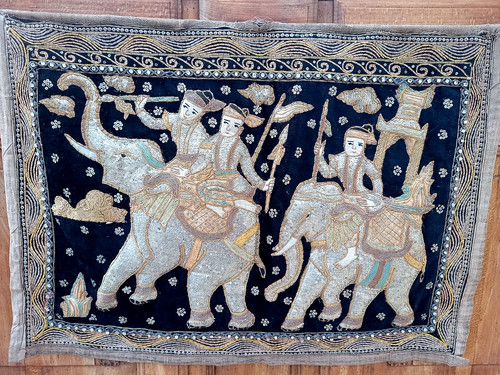 Ancienne tapisserie kalaga - tapisserie, "kalaga"