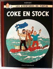 Album BD Tintin "Coke en stock" Fac-similé EO couleurs de 1958