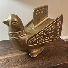 Cast Metal Bird Sculpture