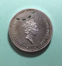 2 DOLLARS 2012 NIUE POLYNESIE ELIZABETH II GREAT WHITE SHARK MONNAIE EN ARGENT.