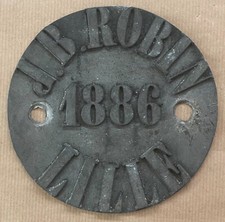 ENSEIGNE ANCIENNE - 1886 -