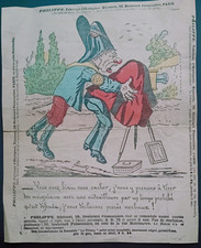 PHOTO Caricature d'un Photographe ambulant par Lavrate 1880 Publicité Horlogerie