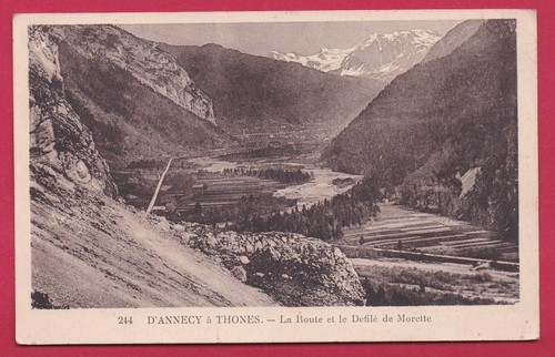 Route défilé de - et, le