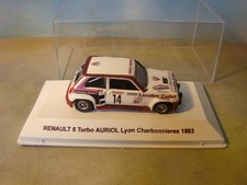 1/43 RENAULT 5 TURBO AURIOL RALLYE LYON CHARBONNIERES 1983 TRANSFO BOITE CRISTAL