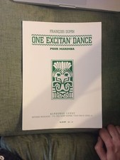 François Dupin One Excitan' dance pour marimba partition éditions Leduc