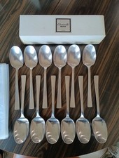 Christofle Acier Inoxydable Modèle Delta 12 Cuillères A Soupe