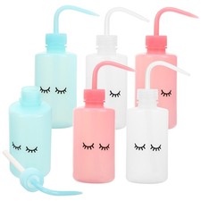  6 Pcs Bonbonne Eau Pissette Extension Cils Bouteille D'eau De Rinçage