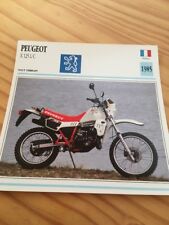 Peugeot X125LC 1985 X 125 LC Carte moto Collection Atlas France