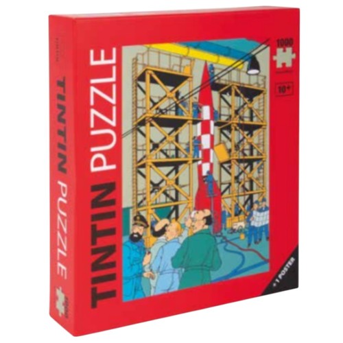 Puzzle 1000 pièces tintin la - puzzle,