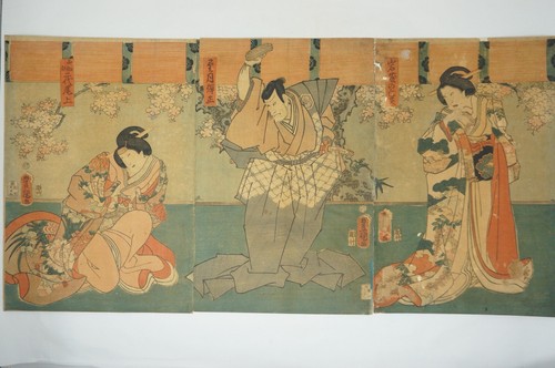 Estampe japonaise sur bois