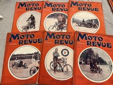 lot Moto Revue 13ᵉ année 1925 nº 177 178 179 181 182 186 cyclecars voiturette