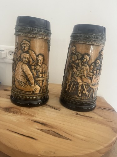 Anciennes chopes bière - 2,