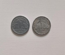 Lot pièces monnaie franc - lot,