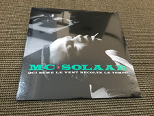 ALBUM VINYL LP 15T MC SOLAAR QUI SEME LE VENT RECOLTE LE TEMPO (NEUF) CAROLINE