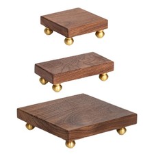 Support de piédestal en bois