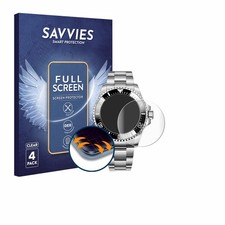 4 Pièces Full-Screen pour Rolex Sea-Dweller Deepsea (44 mm) Protection Ecran 