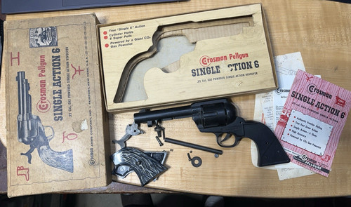 Crosman pellgun single - pellgun, action