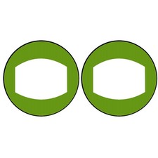 Voile de Kayak Verte en PVC