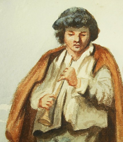 Petit joueur flûte - flûte, ou
