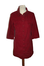 ROBE VELOURS COTELE FEMME °°°   CAMAIEU   °°° TAILLE 38 . PROCHE NEUF