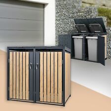 Abri pour 2 poubelles