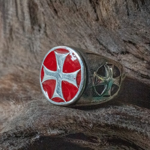 Bague croix fer - croix, de