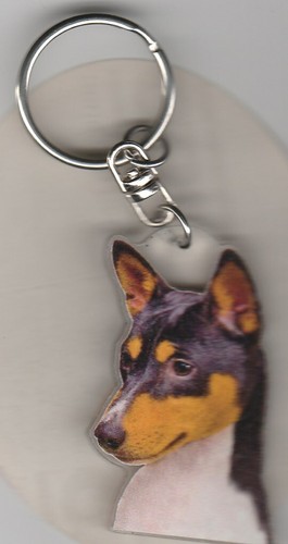 Basenji chien porte cles - cles, /
