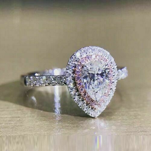 Bague fiançailles double - bague, de