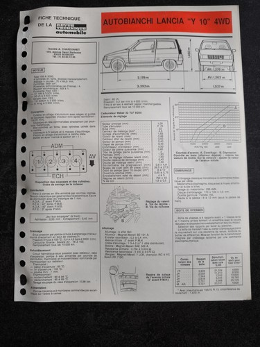 Fiche technique automobile - technique,