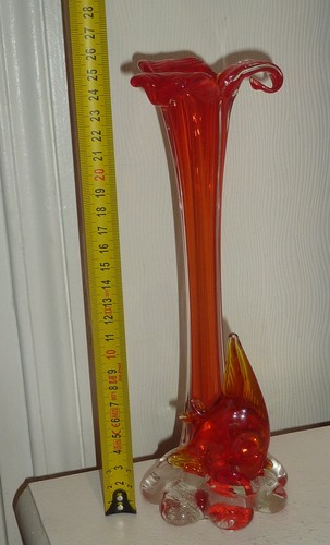 Vase poisson verre soufflé - poisson,