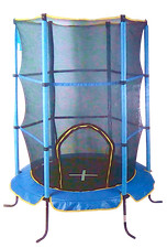 Kinder-Trampolin Avec Filet Mini Trampoline Intérieur Endurance Fitness