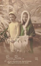 CP BONNE ANNEE GARCON BONNET