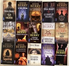 15 romans STEVE BERRY livre lot roman poche thriller ésothérique