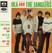 OLA AND THE JANGLERS THAT'S WHEN FRENCH ORIG EP 45 PS 7"