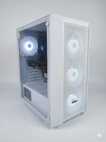 Superbe gamer fsp blanc - blanc,