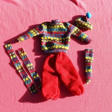 Ensemble ski snow fun Barbie