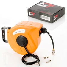 Tuyau D'Air Comprimé Enrouleur Mural Automatique Avec Raccord Rapide 10 M