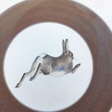 Assiette céramique Marcel Guillot Décor Lapin Chasse Era Vallauris Picault 