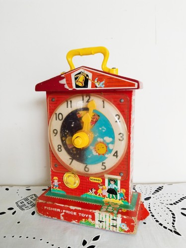 Ancien jouet l horloge - ancien,