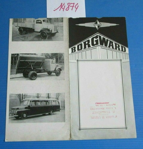 14874 borgward dépliant - ,