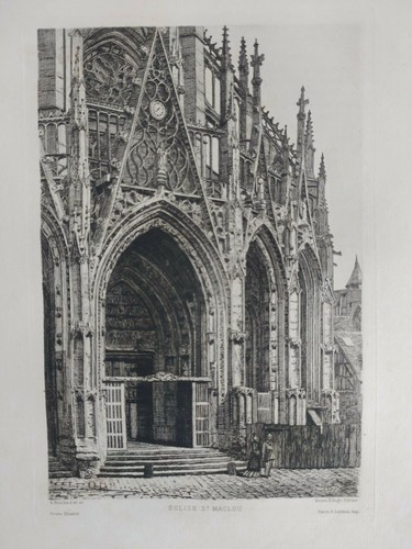 Rouen illustré augé - rouen, emile
