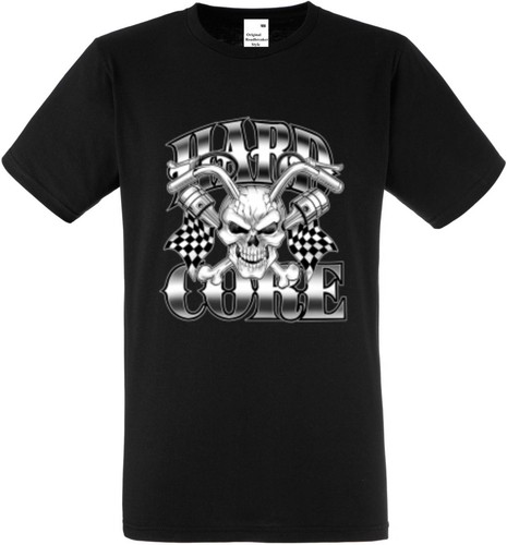 Shirt noir motif - t-shirt,