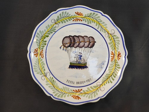 Assiette montgolfiere testu - montgolfiere,