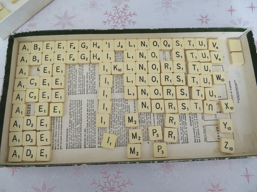 Lot complet pions lettres - de,