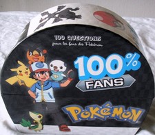 Boite de jeu quizz Pokémon 100 % fans